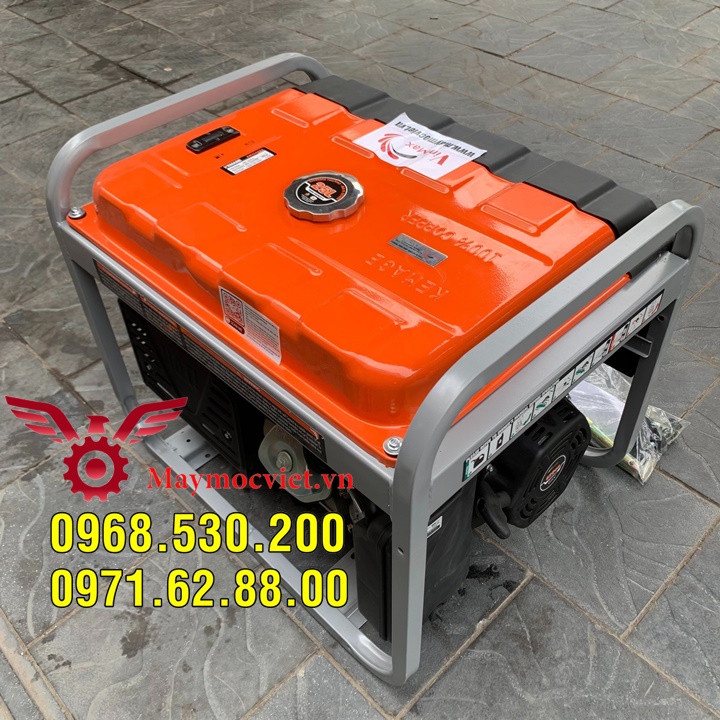 Máy phát điện chạy xăng 5kw giá rẻ Miền Trung