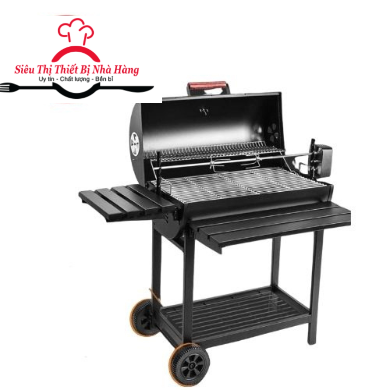 Bếp nướng than hoa ngoài trời hình chữ nhật