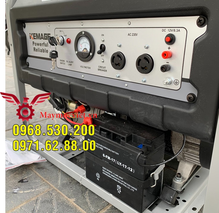 Miền trung giá rẻ - Máy phát điện chạy xăng 5kw giá rẻ