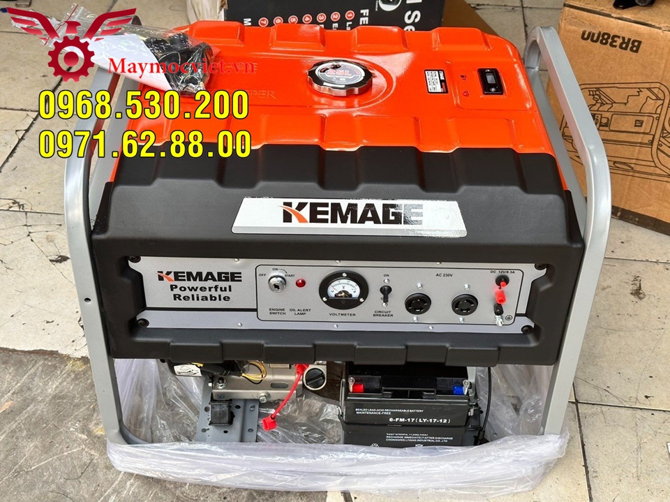 Miền trung giá rẻ - Máy phát điện chạy xăng 5kw giá rẻ