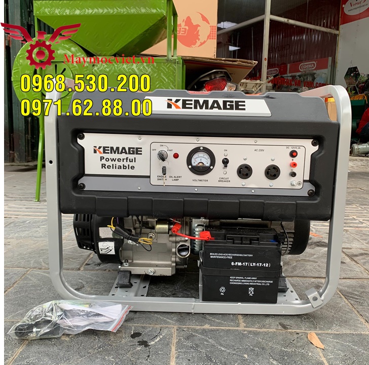 Miền trung giá rẻ - Máy phát điện chạy xăng 5kw giá rẻ