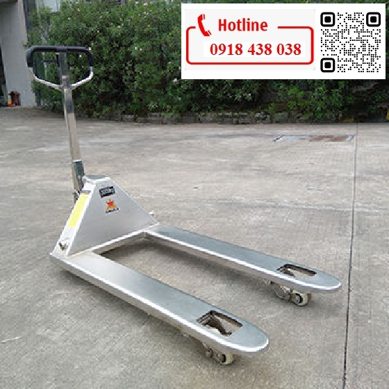 Xe nâng tay mạ kẽm, xe nang tay thap ma kem NK gia re