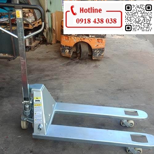 Xe nâng tay mạ kẽm, xe nang tay thap ma kem NK gia re