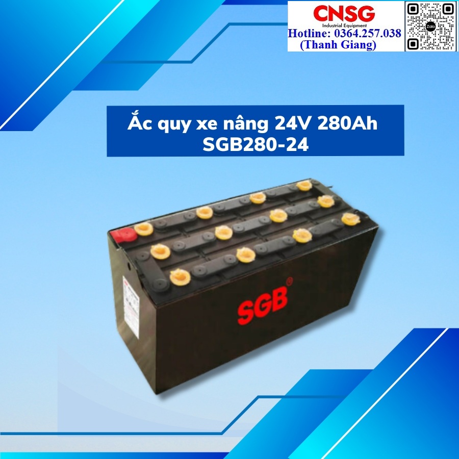 Ắc quy xe nâng 24V-48V-72V, Giá hấp dẫn trên toàn quốc