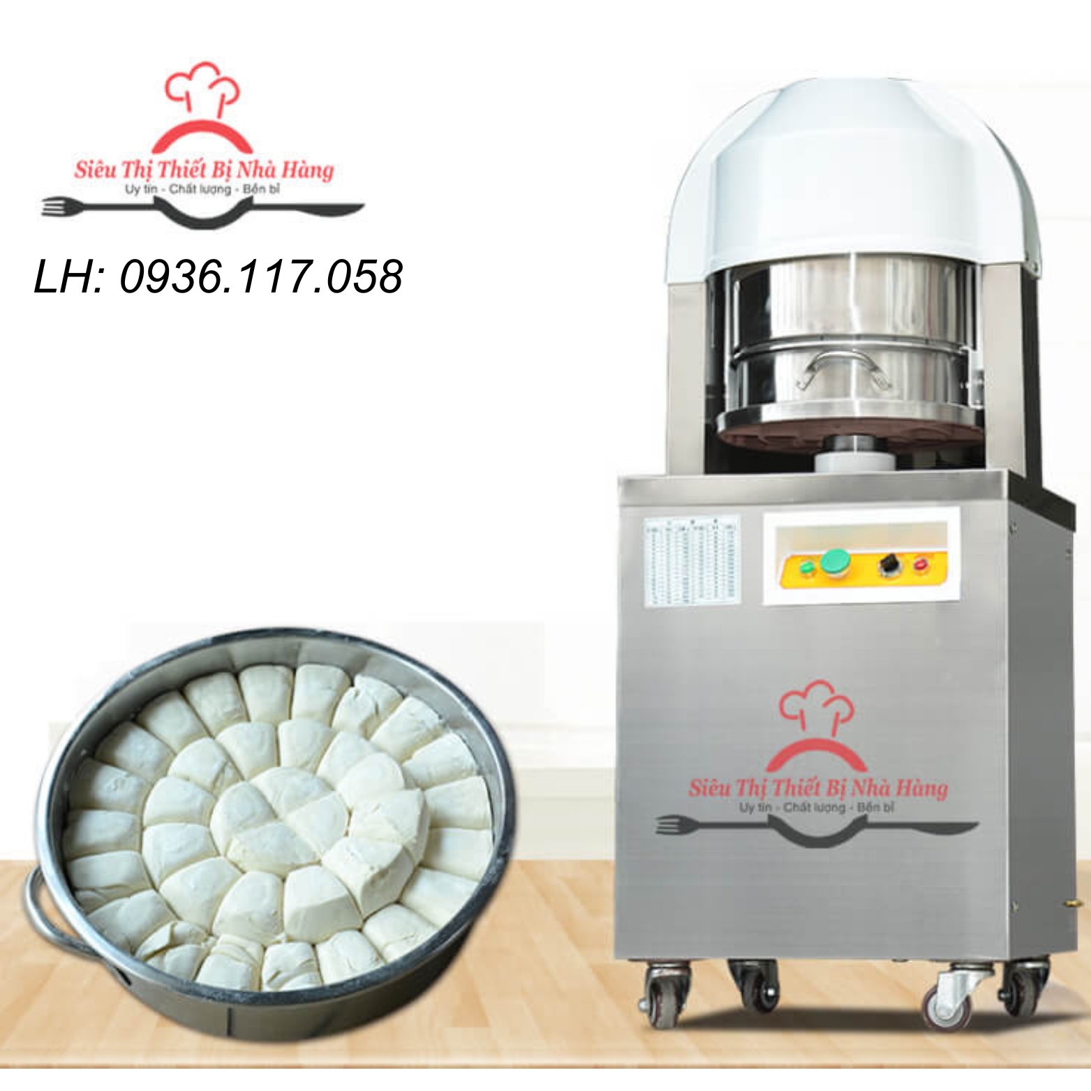 Máy chia bột tự động chia bột thành 36 phần