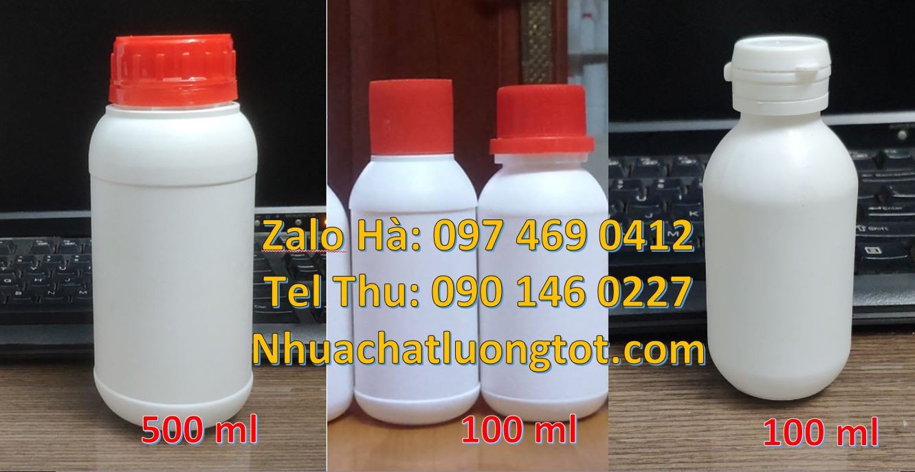 Bán chai nhựa đựng hóa chất ,chai nhựa hdpe 250ml màu trắng nắp vặn rẻ