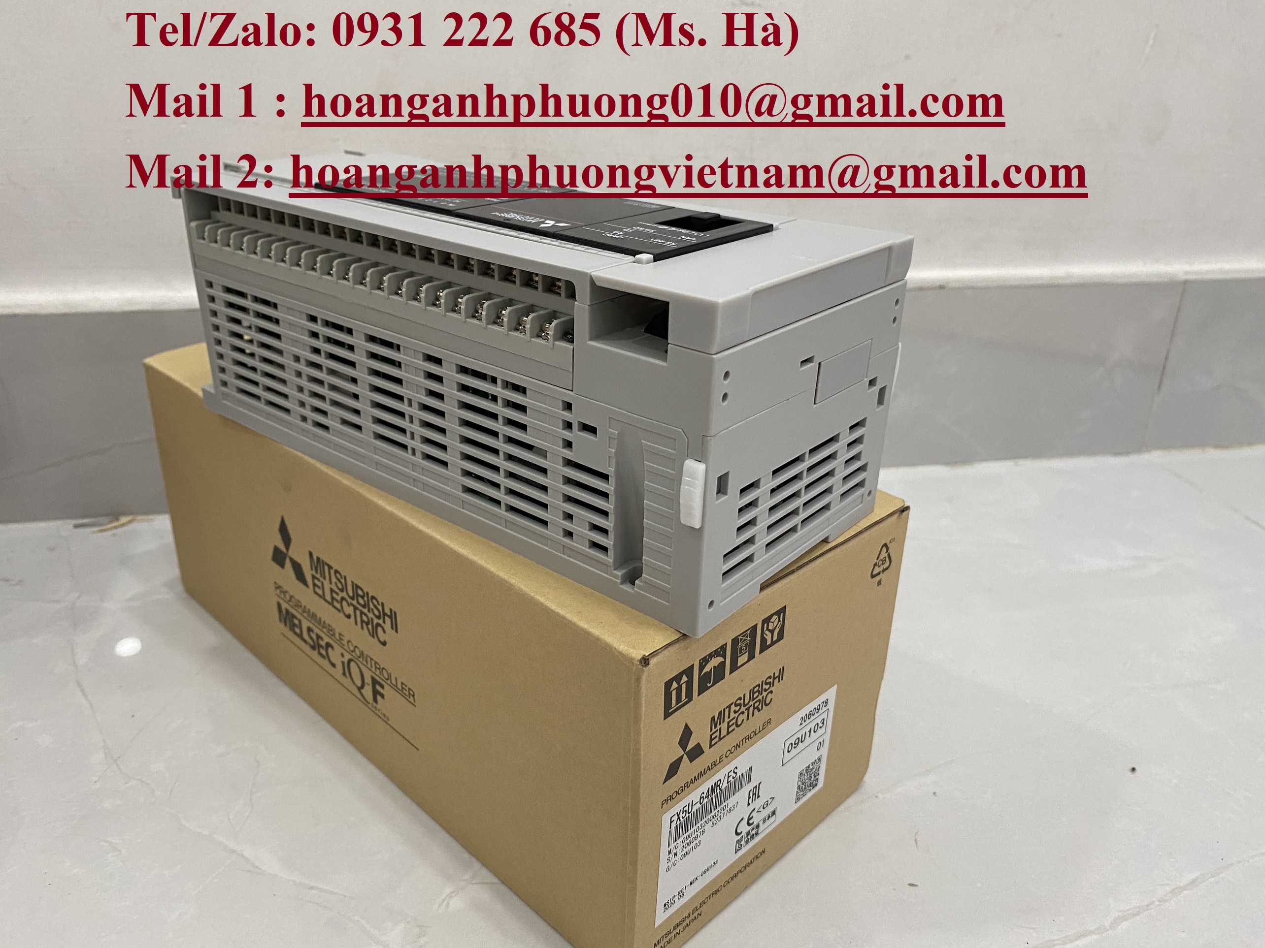 PLC giá cạnh tranh hiện nay FX5U-64MR/ES mitsubishi hàng mới