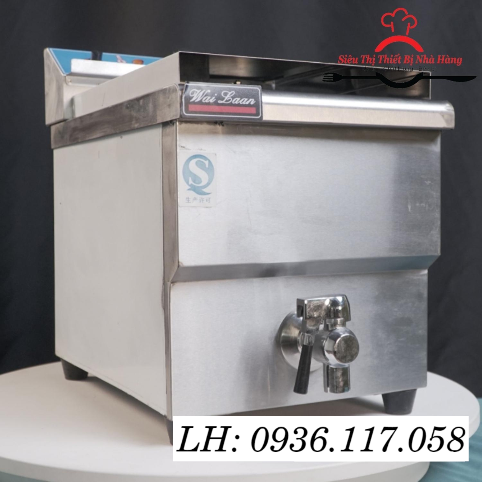 Bếp chiên nhúng chính hãng WAILLAN dung tích lớn 12L