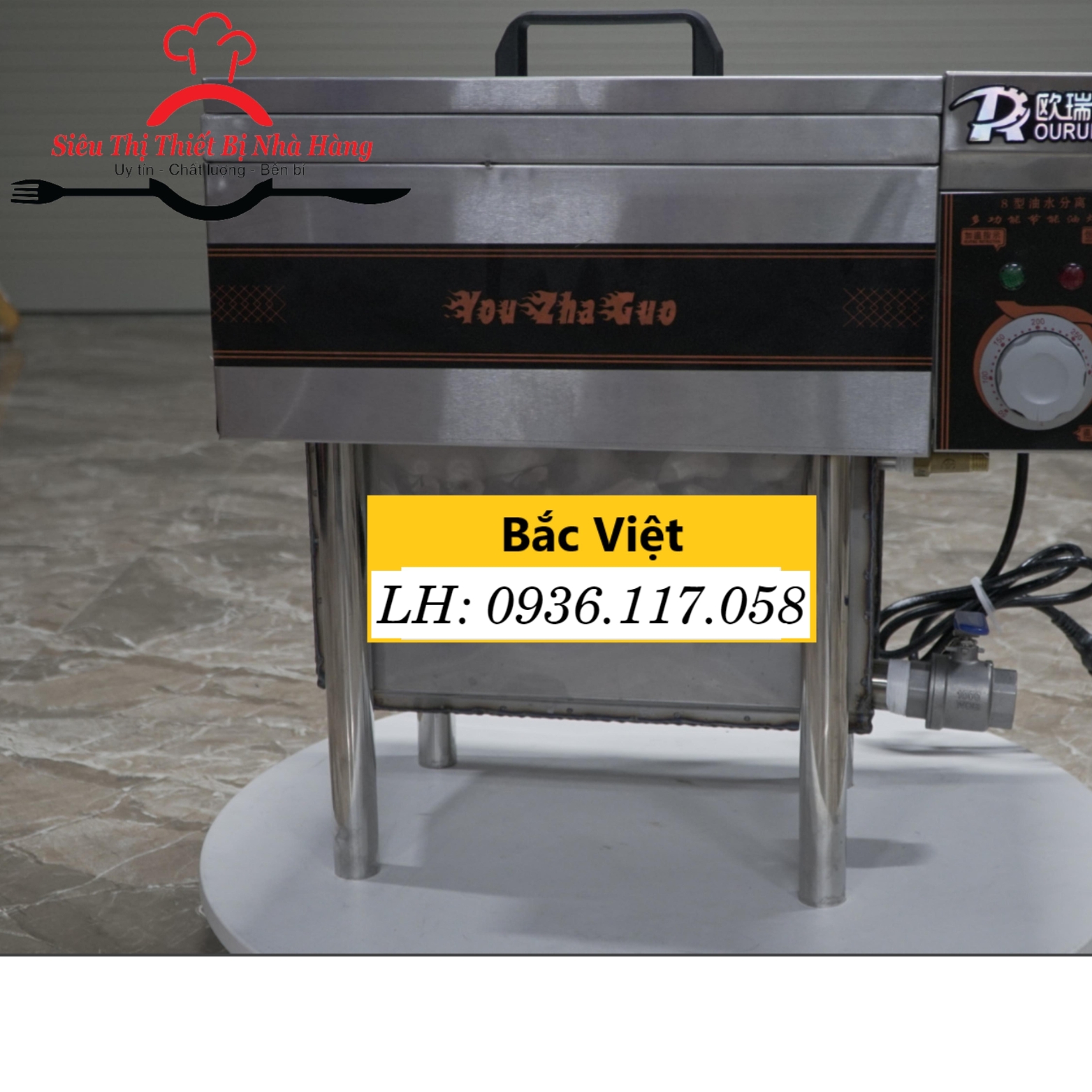 Bếp chiên tách dầu dung tích 10L tiết kiệm thời gian