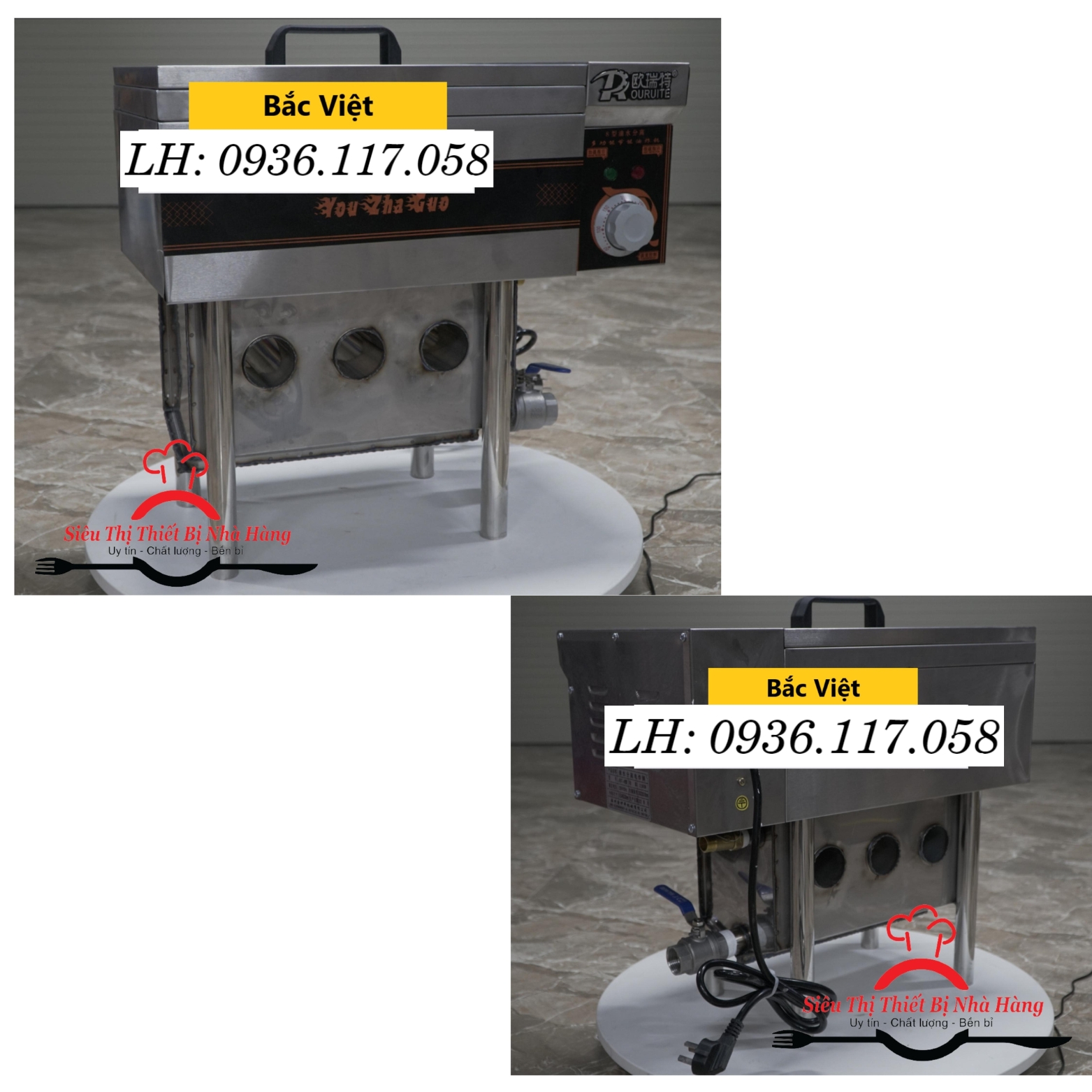 Bếp chiên tách dầu dung tích 10L tiết kiệm thời gian