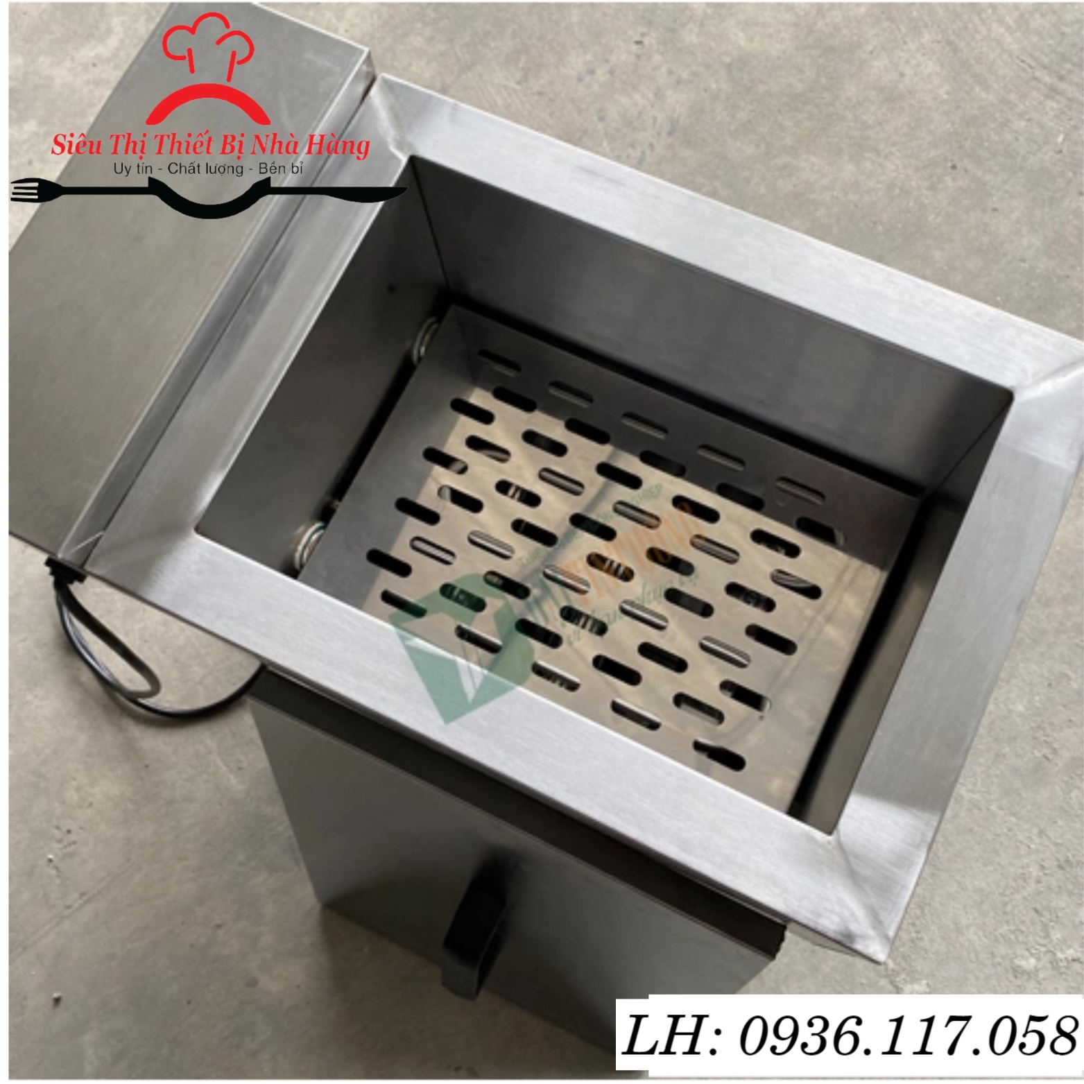 Bếp chiên tách dầu dung tích 10L tiết kiệm thời gian