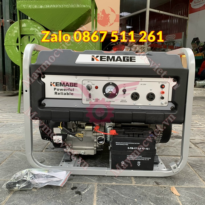 Máy phát điện Kemage 5kw chạy xăng 5kw giá rẻ