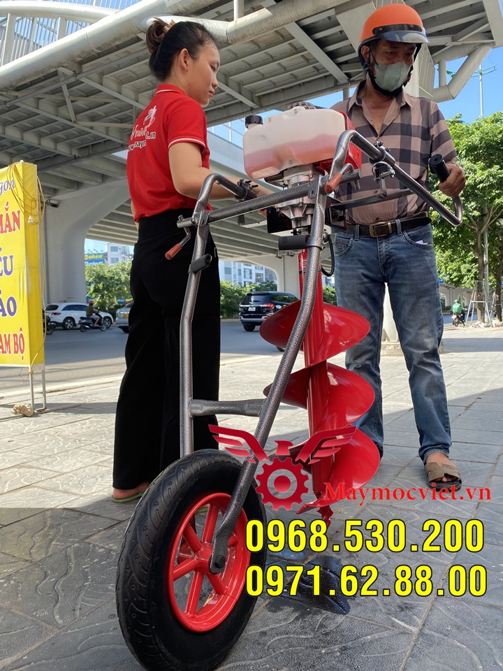 Máy khoan đất trồng cây giá rẻ tại Hà Nội (kèm mũi khoan 150)