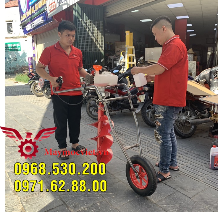 Máy khoan đất trồng cây giá rẻ tại Hà Nội (kèm mũi khoan 150)