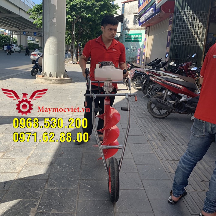 Máy khoan đất trồng cây giá rẻ tại Hà Nội (kèm mũi khoan 150)