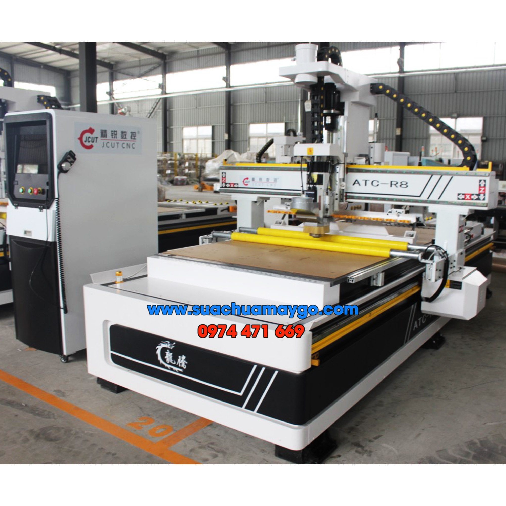 BÁN MÁY CNC ROUTER 1 ĐẦU THAY DAO TỰ ĐỘNG ATC-R8 GIÁ RẺ TẠI QUẬN 5