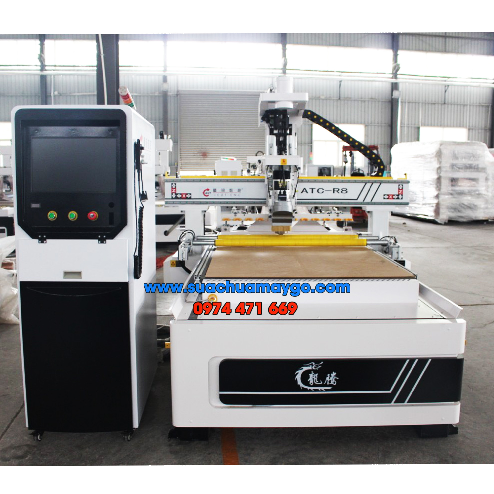 BÁN MÁY CNC ROUTER 1 ĐẦU THAY DAO TỰ ĐỘNG ATC-R8 GIÁ RẺ TẠI QUẬN 5