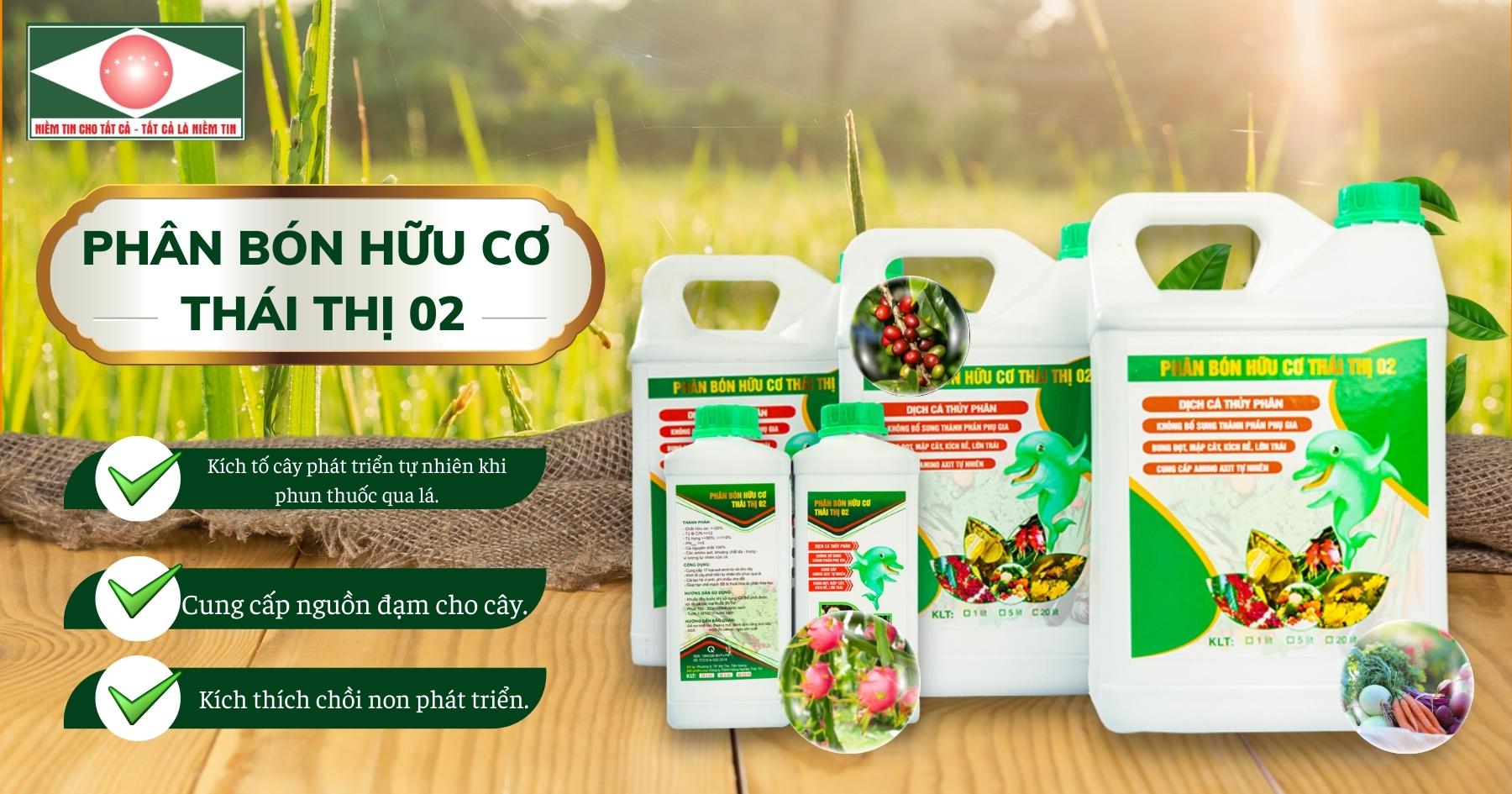 PHÂN HỮU CƠ THÁI THỊ ĐỒNG HÀNH CÙNG BÀ CON CHO MÙA VỤ ĐẠI THẮNG
