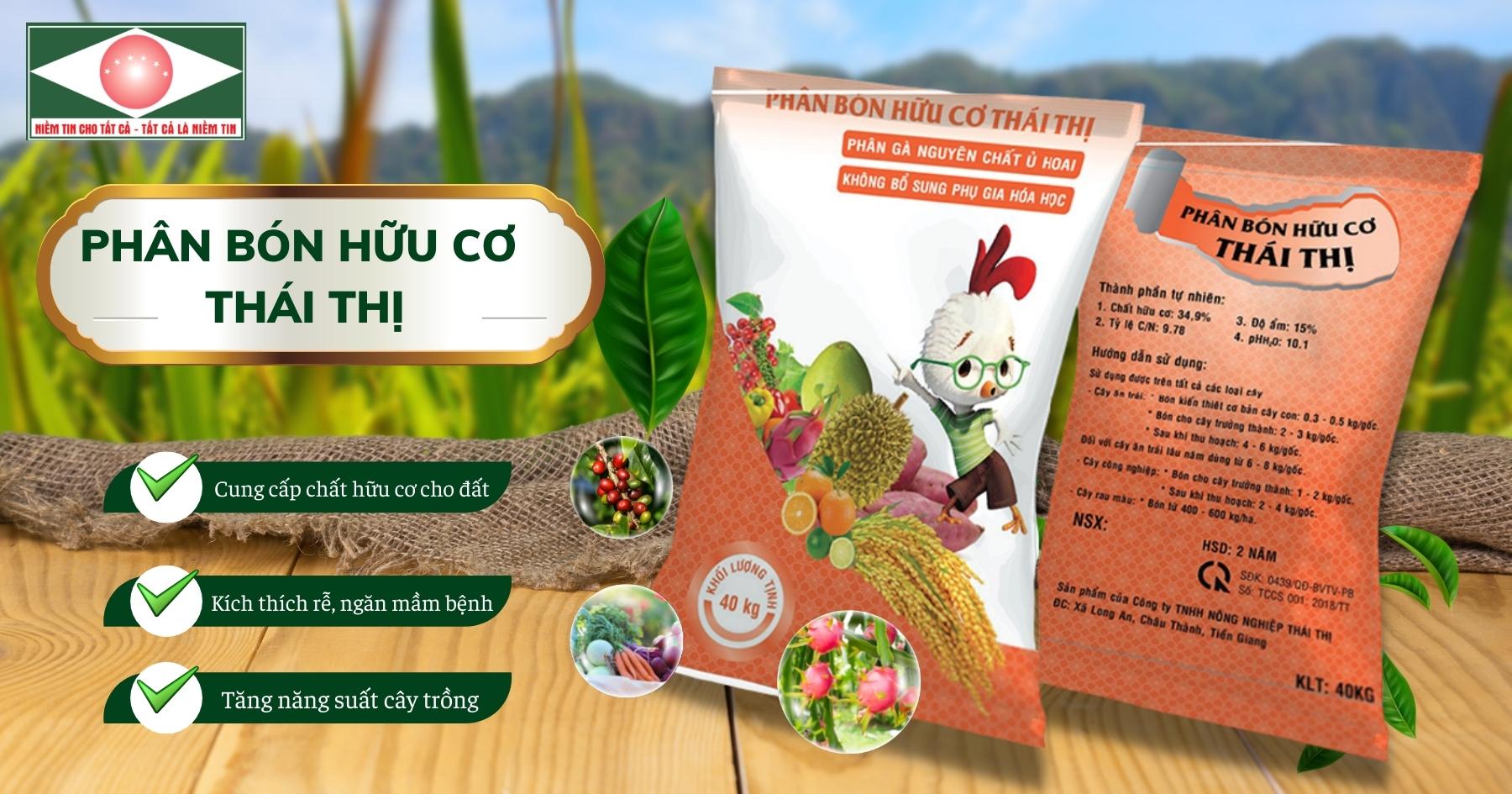 PHÂN HỮU CƠ THÁI THỊ ĐỒNG HÀNH CÙNG BÀ CON CHO MÙA VỤ ĐẠI THẮNG