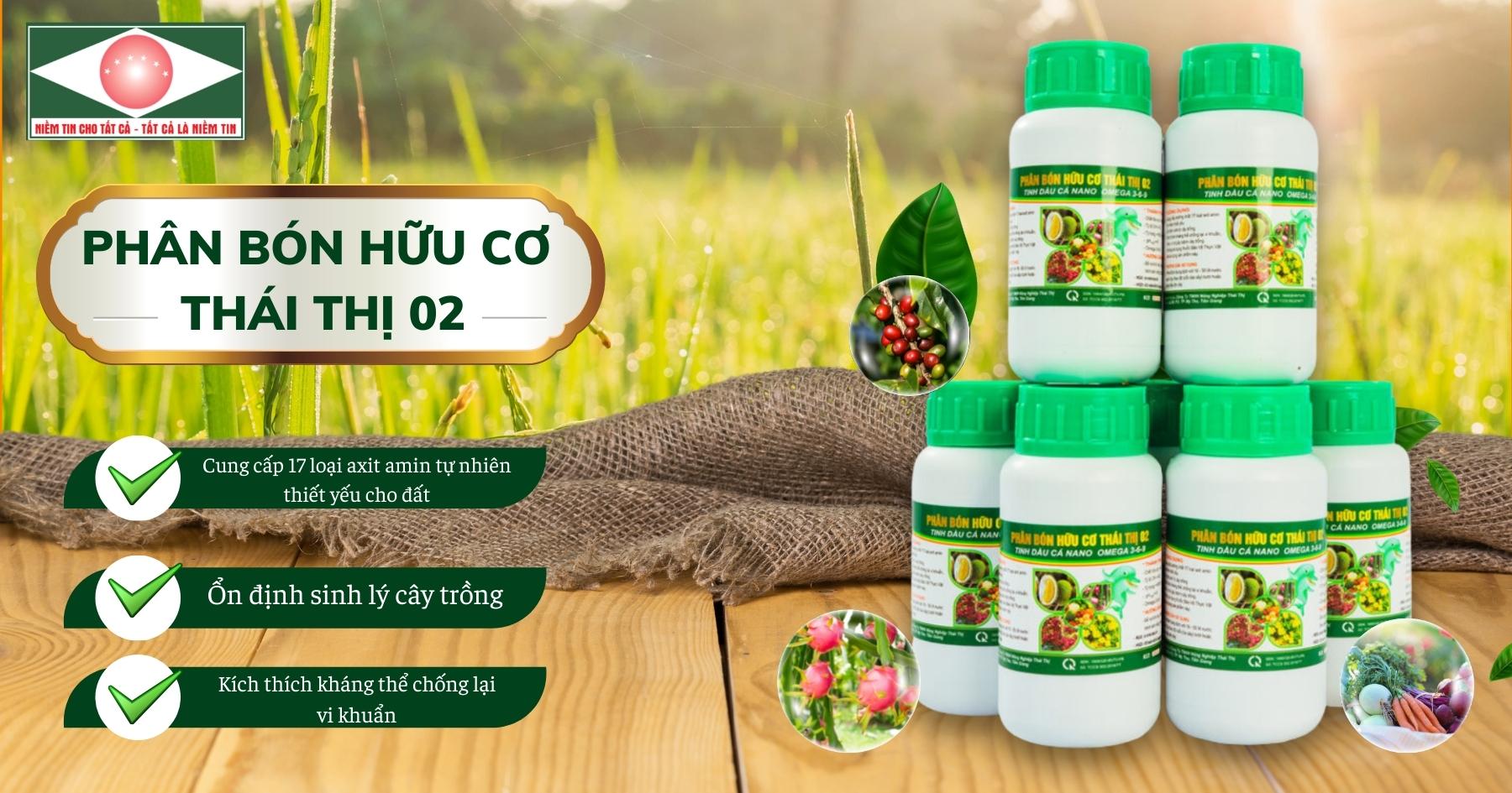 PHÂN HỮU CƠ THÁI THỊ ĐỒNG HÀNH CÙNG BÀ CON CHO MÙA VỤ ĐẠI THẮNG