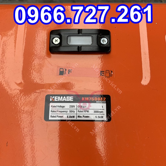 Máy phát điện kemage KM7500 5kw giá rẻ