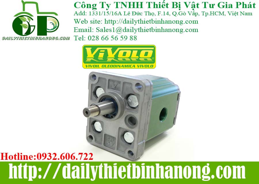 Bơm thủy lực, động cơ thủy lực, bơm bánh răng Vivolo