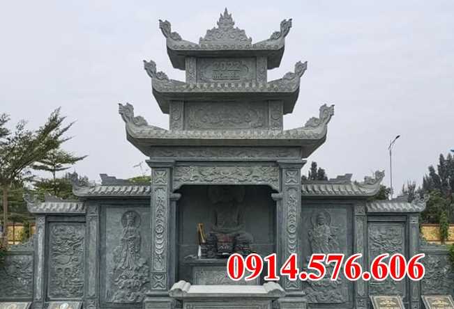 Mẫu 085 lăng thờ đá bán khánh hoà + am miếu cây hương lầu thờ lăng mộ