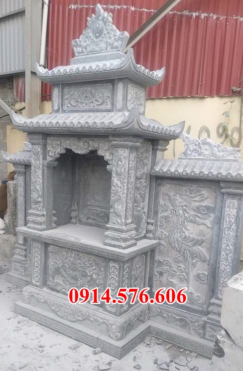 Mẫu 085 lăng thờ đá bán khánh hoà + am miếu cây hương lầu thờ lăng mộ