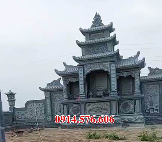 Mẫu 085 lăng thờ đá bán khánh hoà + am miếu cây hương lầu thờ lăng mộ