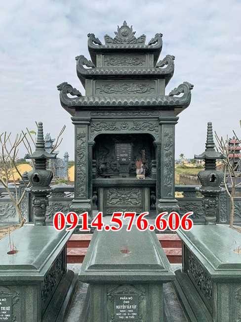 Mẫu 085 lăng thờ đá bán khánh hoà + am miếu cây hương lầu thờ lăng mộ