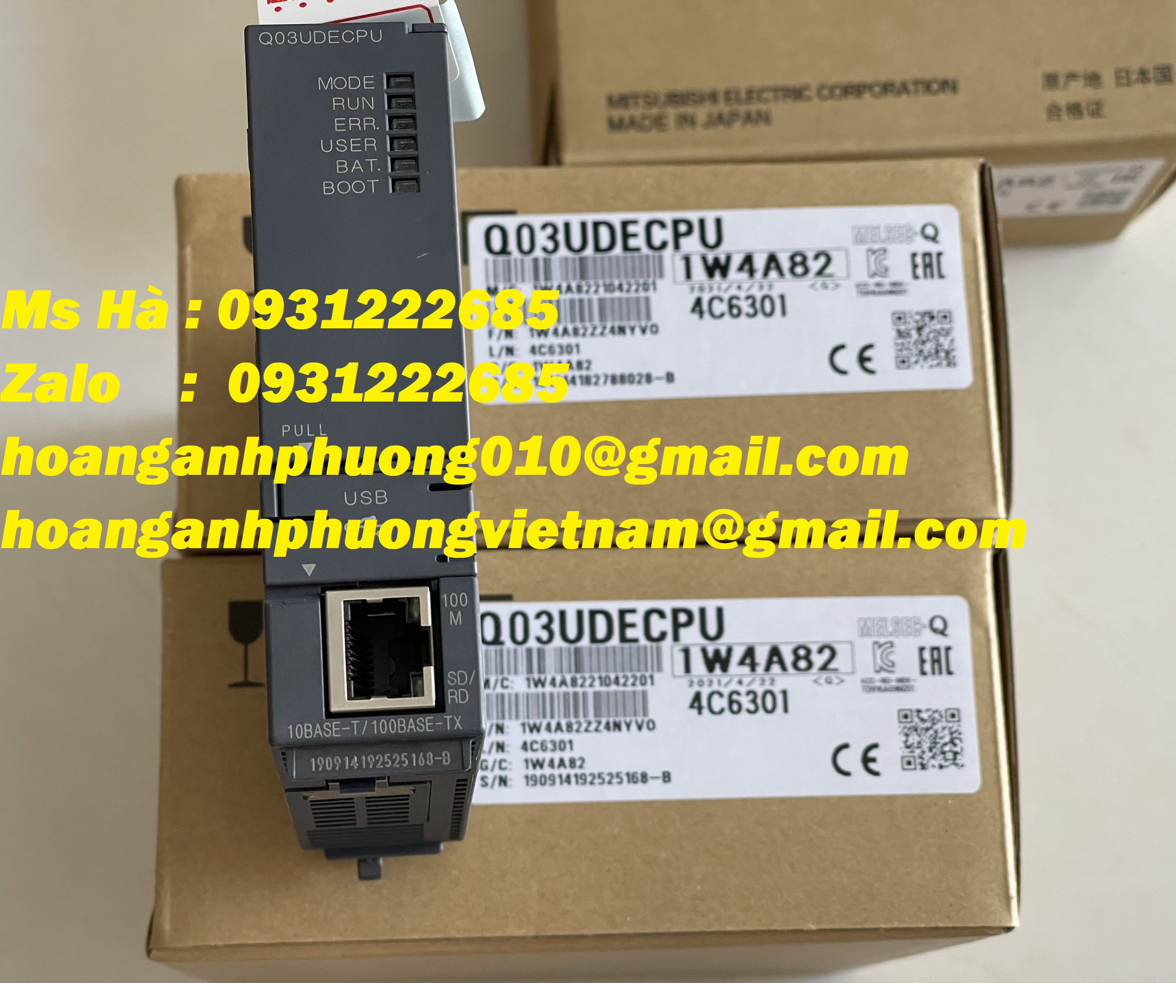 Q03UDECPU  Mitsubishi  Bộ lập trình CPU giá cạnh tranh toàn quốc