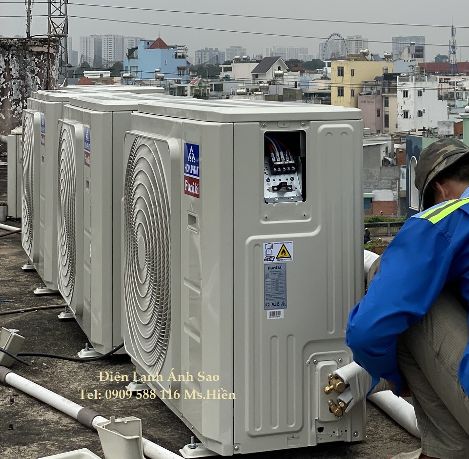 Máy lạnh âm trần Funikin - Một chiều lạnh - Gas R32 - Chính hãng