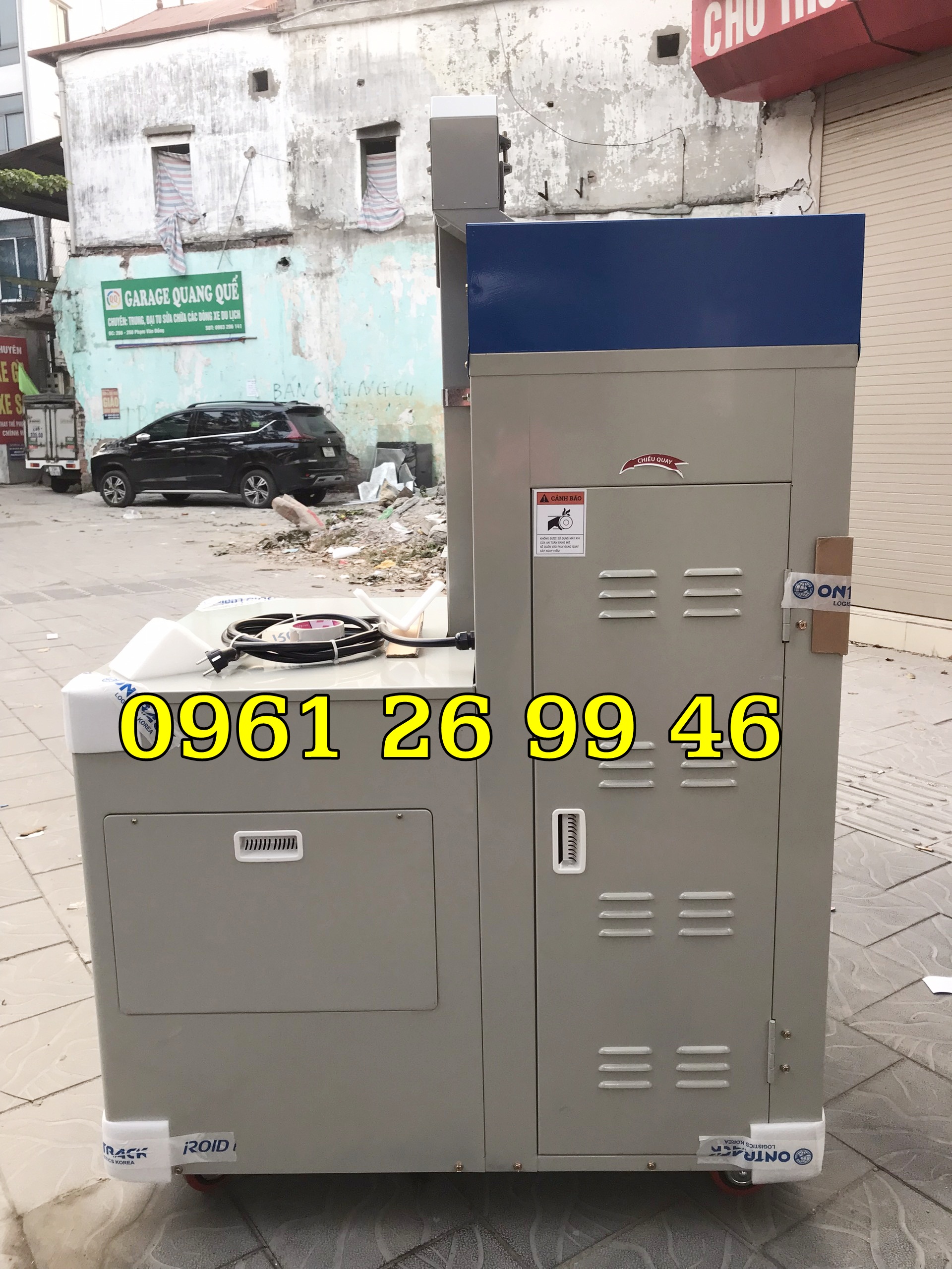 Máy xát gạo liên hoàn nhập khẩu Hàn Quốc Shinong SN300R tiêu hao thấp