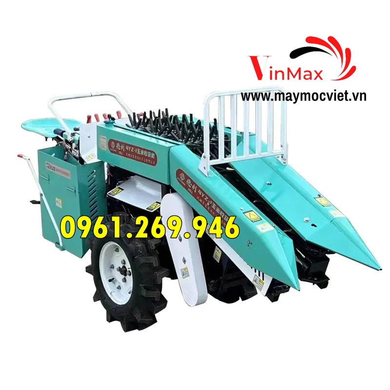 Máy thu hoạch ngô ngồi lái 16HP Vinmax VMTH16 băm cây, bóc bẹ, bẻ bắp