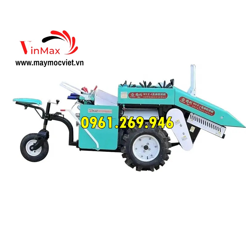Máy thu hoạch ngô ngồi lái 16HP Vinmax VMTH16 băm cây, bóc bẹ, bẻ bắp