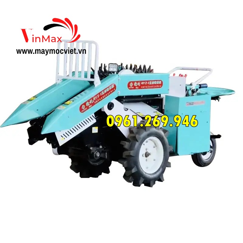 Máy thu hoạch ngô ngồi lái 16HP Vinmax VMTH16 băm cây, bóc bẹ, bẻ bắp