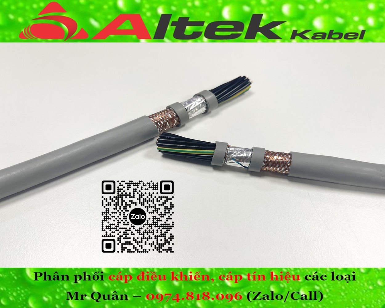 Cáp điều khiển 16 lõi (Altek Kabel) RVV/RVVP