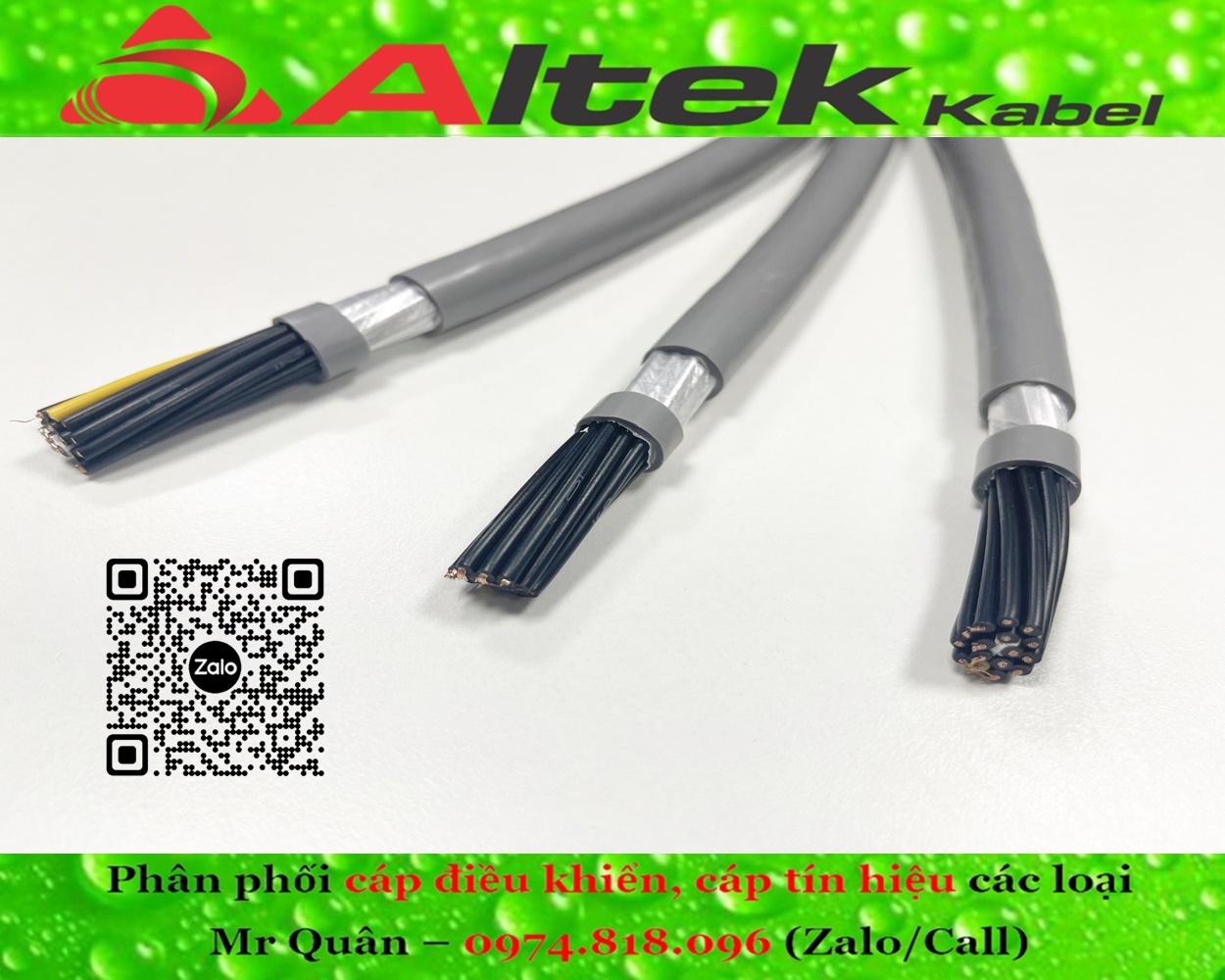 Cáp điều khiển 16 lõi (Altek Kabel) RVV/RVVP