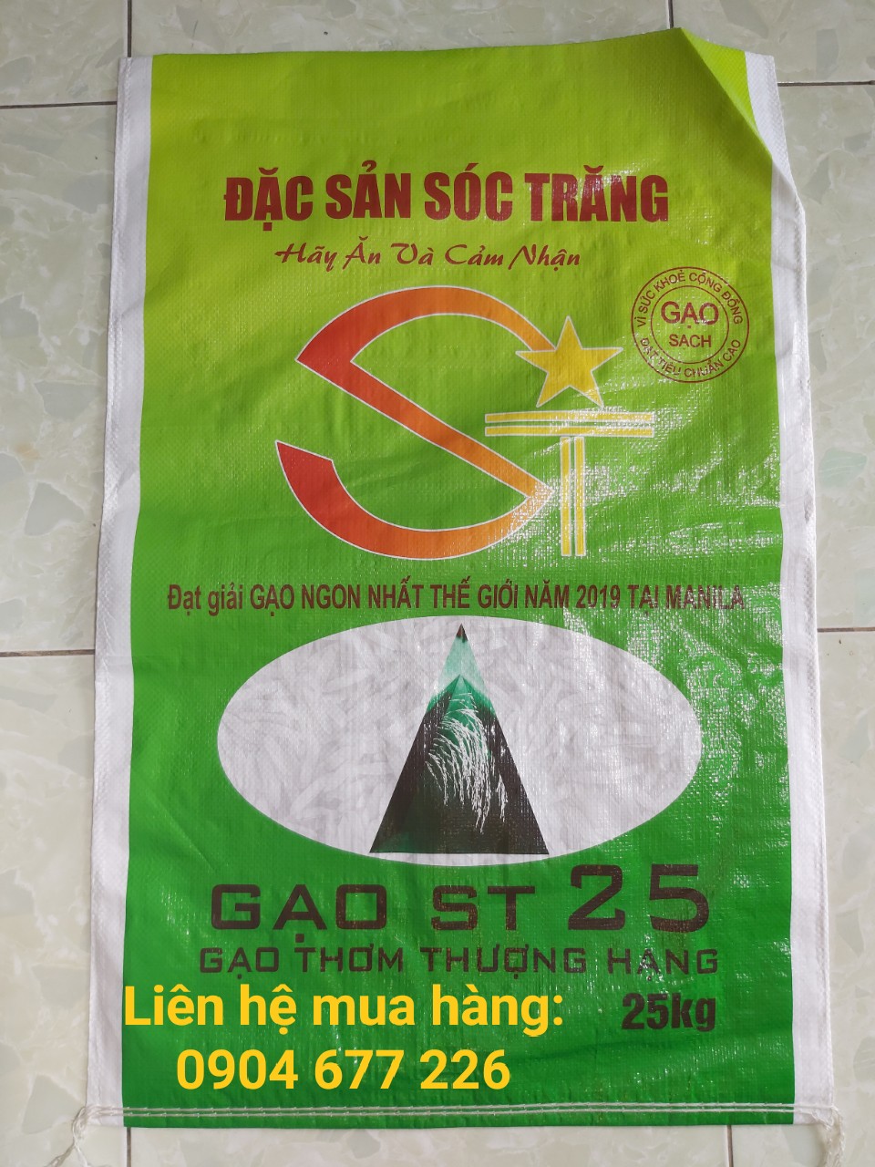 Vỏ bao ST25 loại 10kg, vỏ  bao dày, bền và đẹp. 100 cái