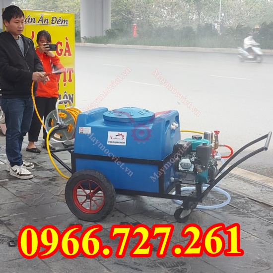 Máy phun thuốc xe đẩy công nghiệp 200L