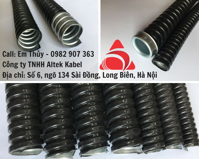 Ống ruột gà Altek Kabel vỏ đen (PVC) SLL