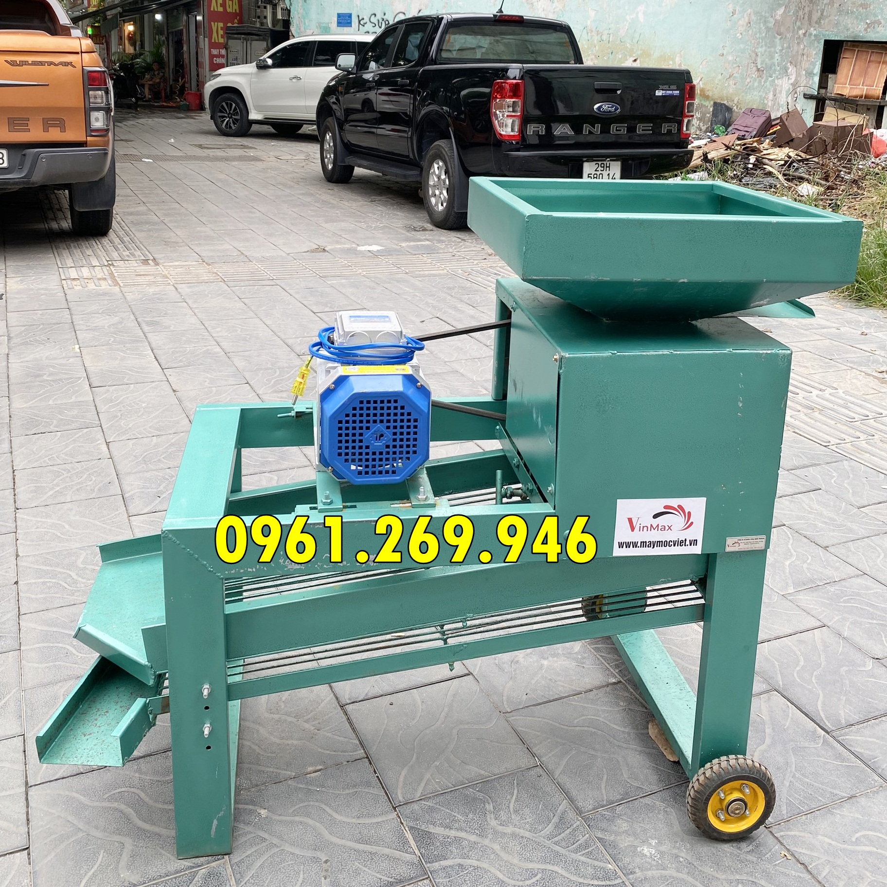 Máy chà vỏ xanh quả macca Vinmax VMMC3000