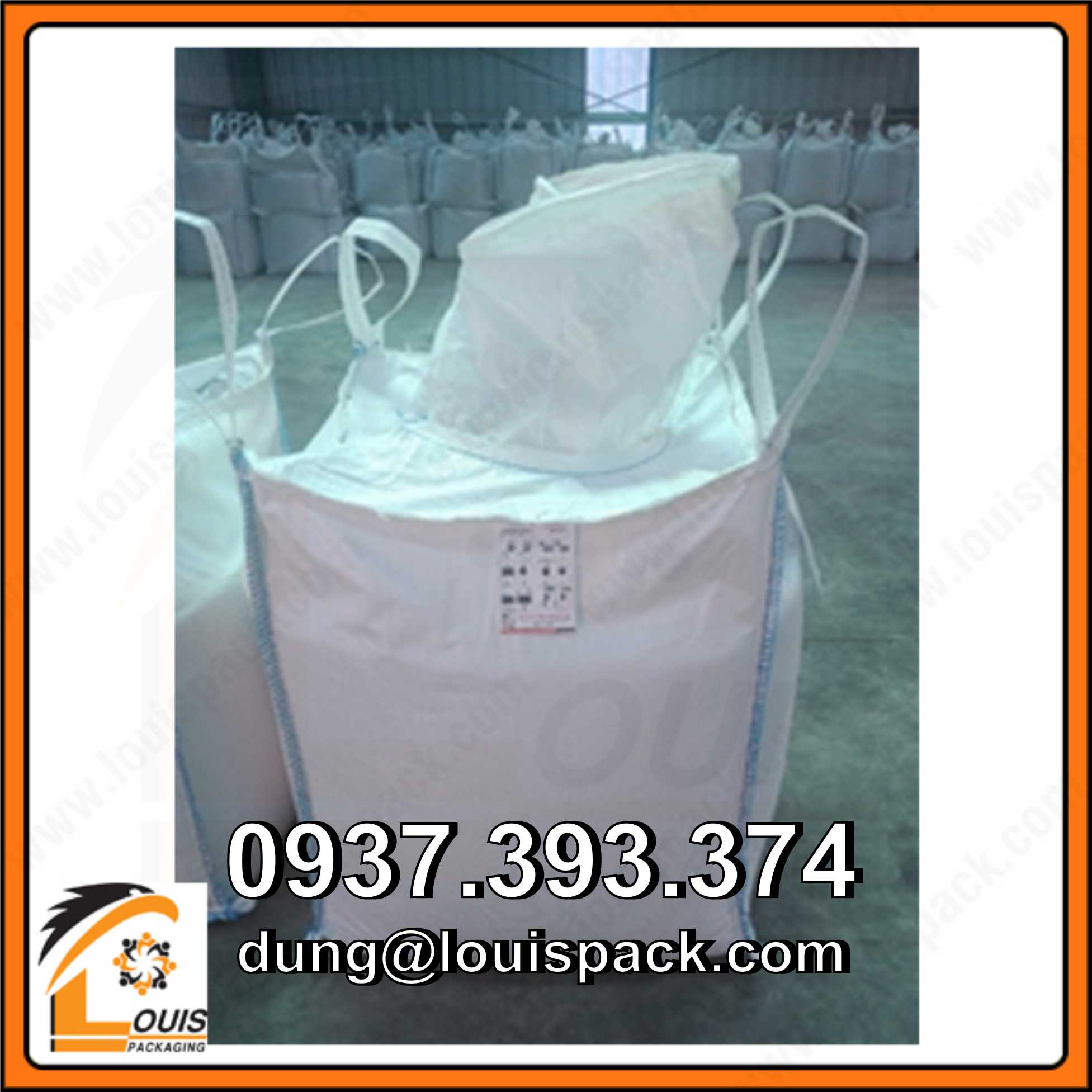 Bao jumbo đựng khoáng sản như bột đá, bột cao lanh