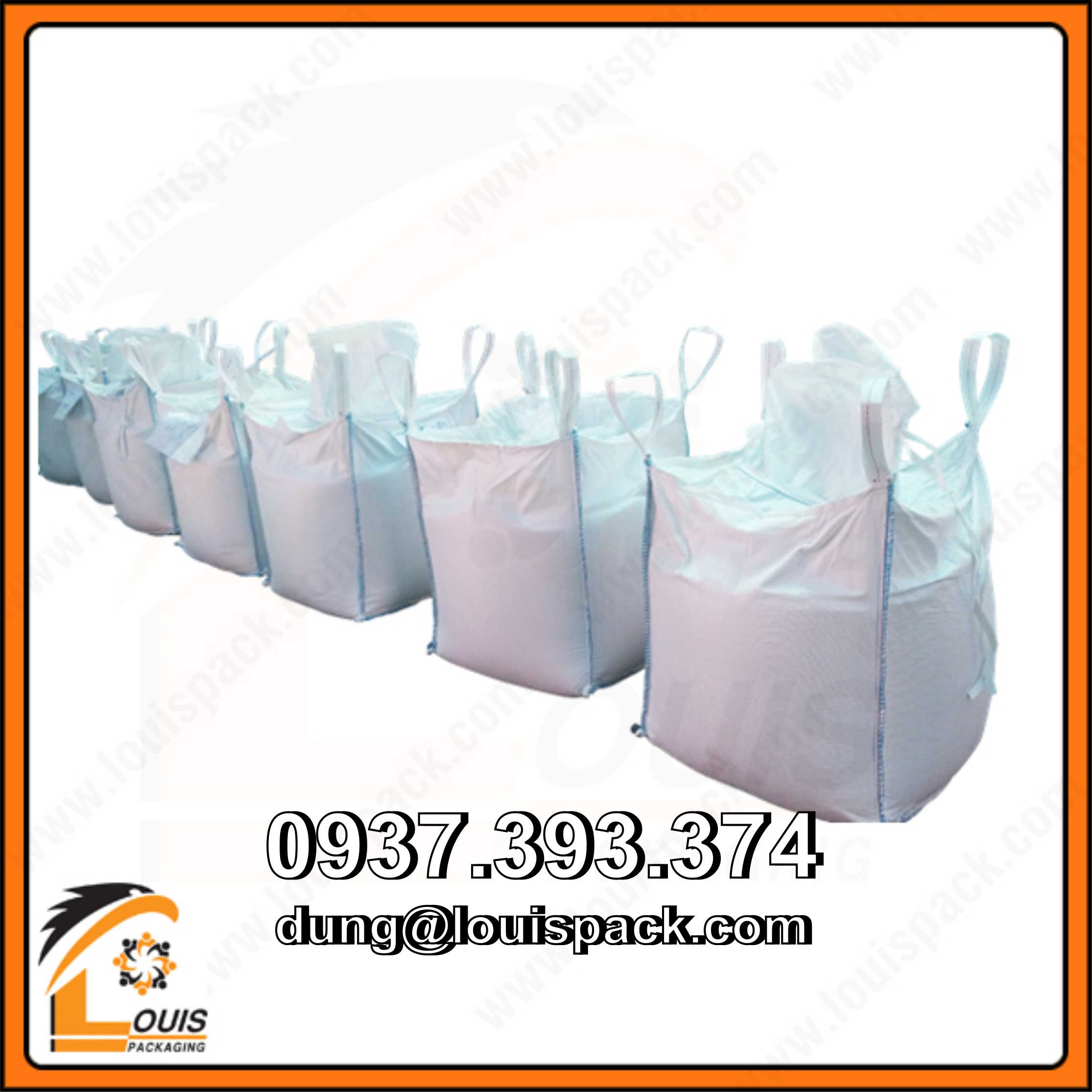 Bao jumbo đựng khoáng sản như bột đá, bột cao lanh