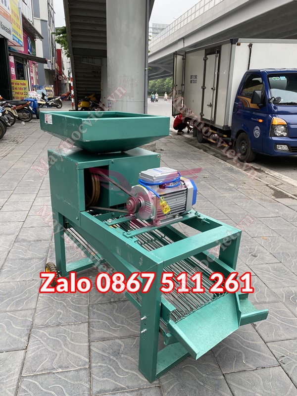 Máy tách vỏ quả mắc ca tươi tại Đồng Nai