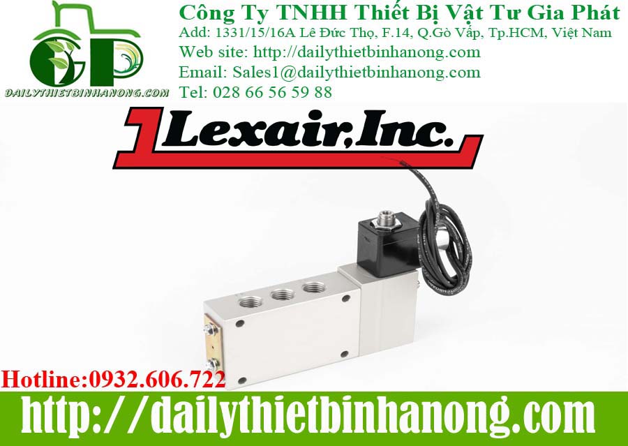 Van điện từ hai chiều thường đóng Lexair