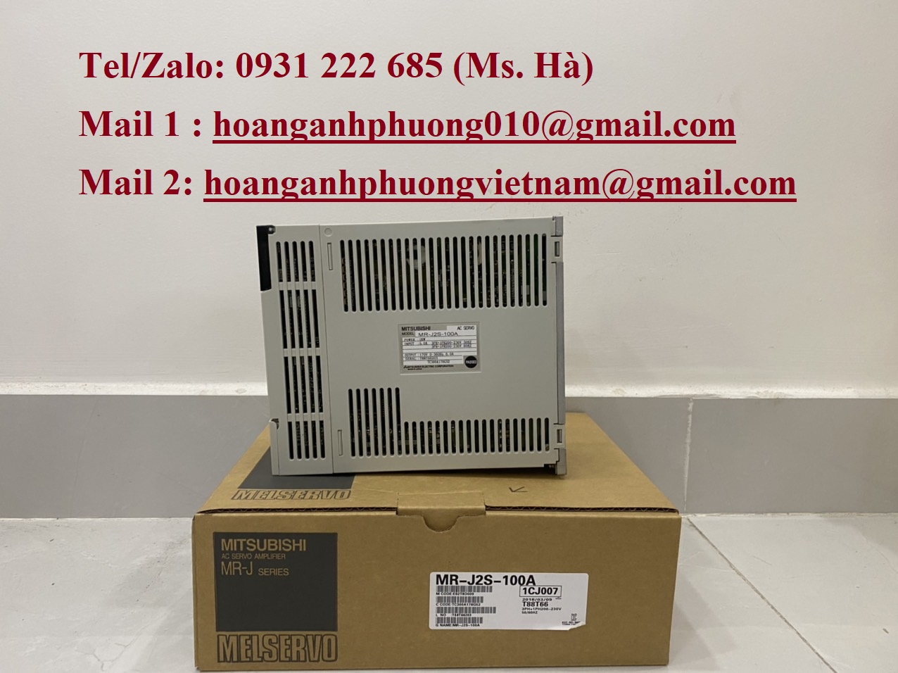 Servo driver mitsubishi MR-J2S-100A giá tốt - bh 12 tháng