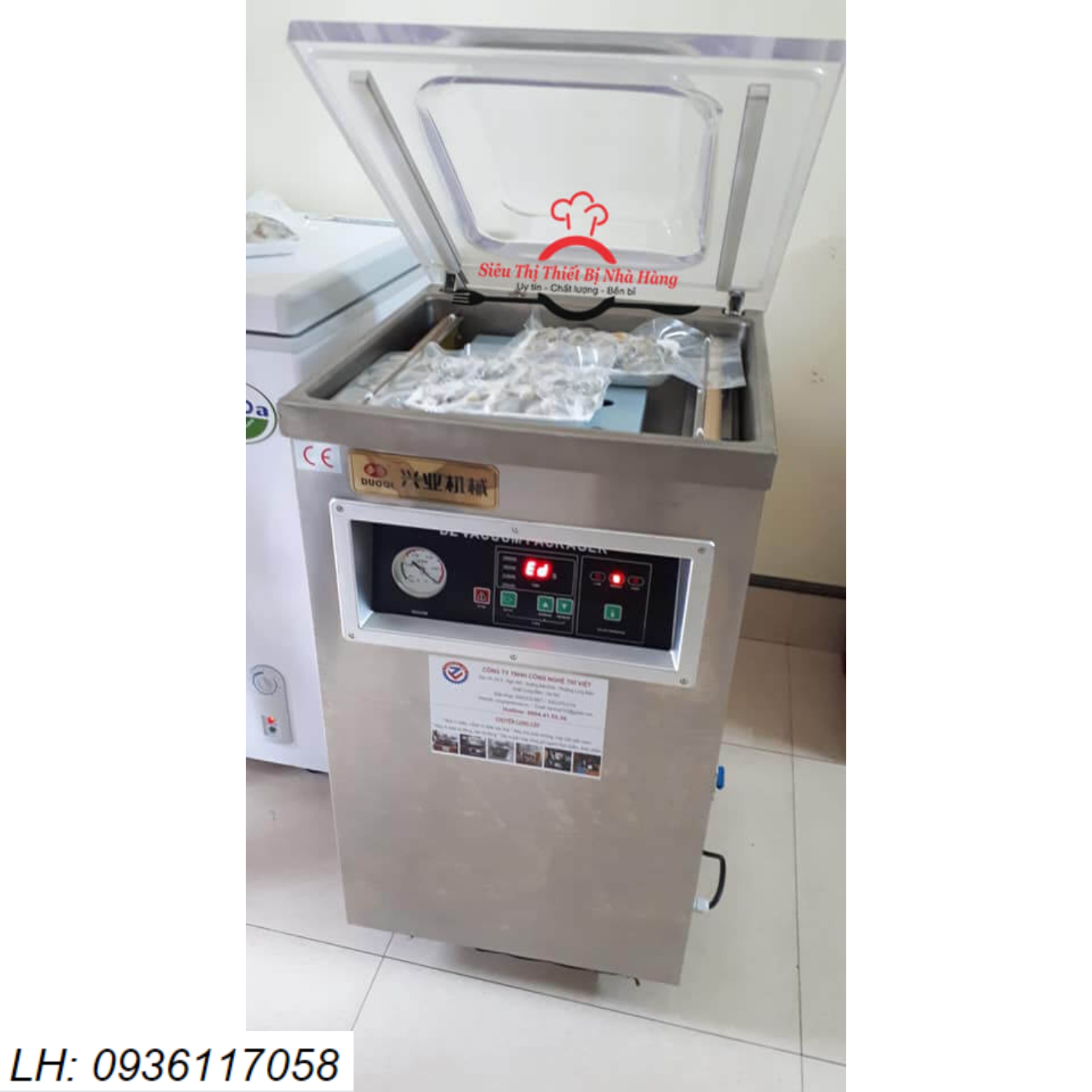 Máy hút chân không công nghiệp DZ-400 không hề kén túi