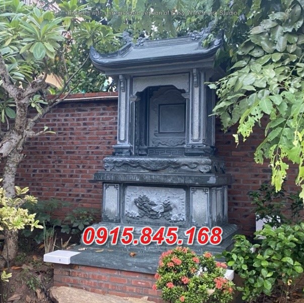 bến tre cây hương thờ bằng đá bán + bàn thờ ông thiên địa sơn thần