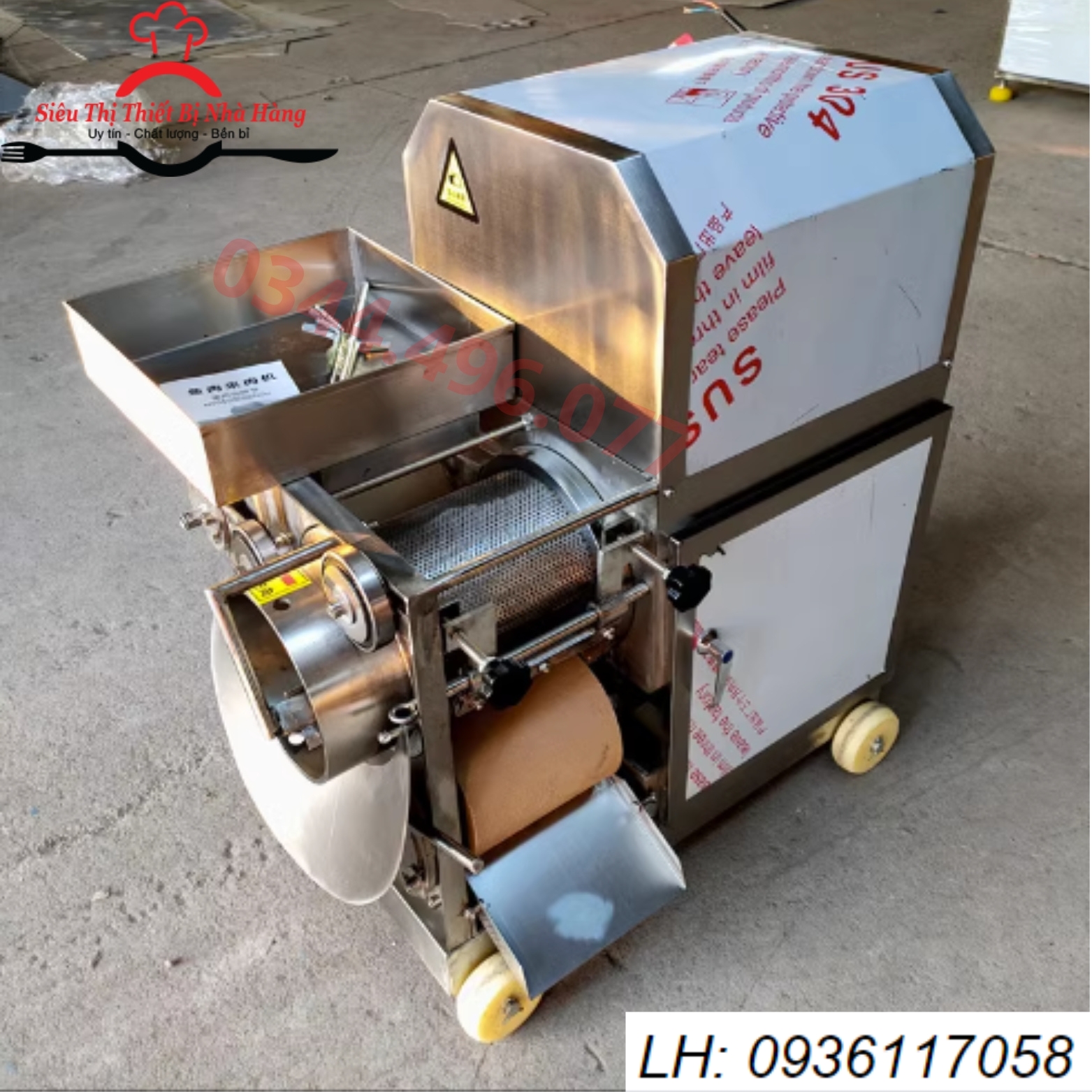 Máy tách xương cá, cua, tôm tự động chính hãng